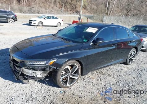 2021 Honda Accord Sport z USA, uszkodzony, nr VIN 1HGCV1F32MA070493